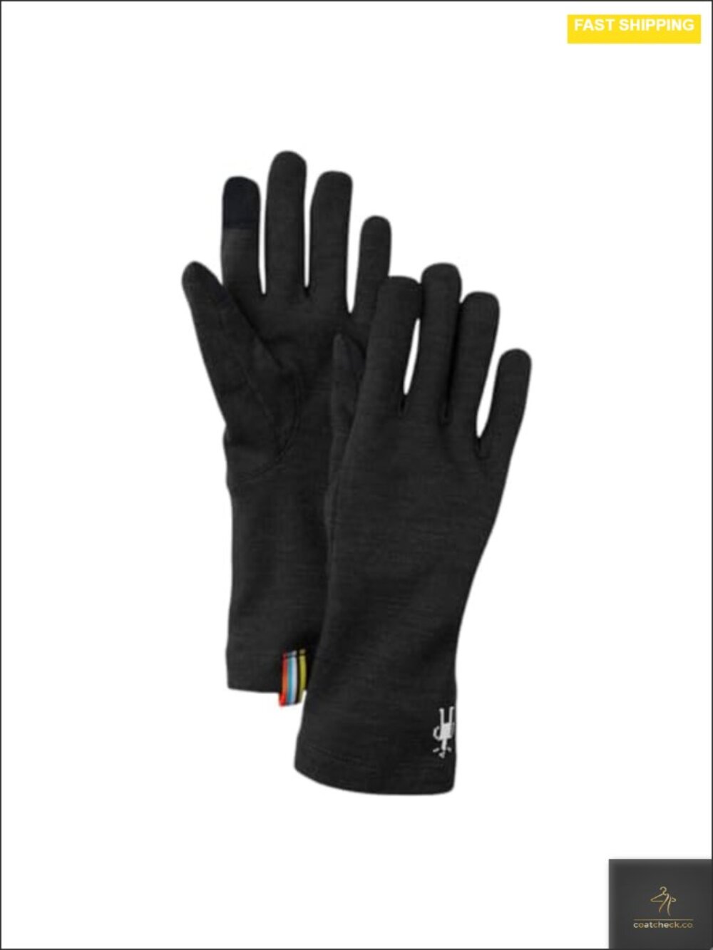 Thermal Merino Wool Gloves, Touchscreen Compatible, Cycling